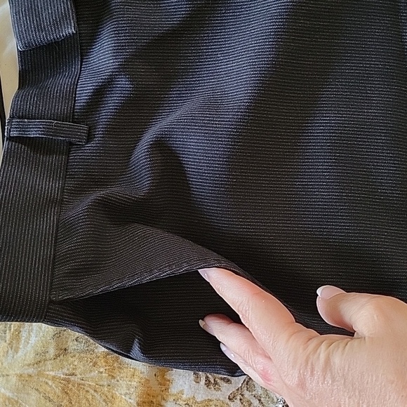 GEOFFREY BEENE PINSTRIPE TROUSERS - Picture 3 of 10